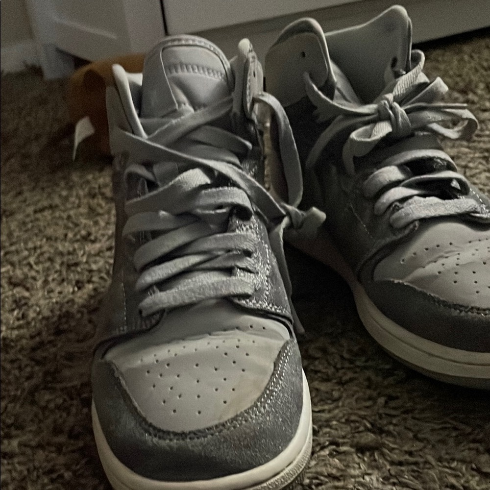 Nike Gray High-Top Sneakers